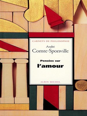 cover image of Pensées sur l'amour